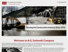 Tablet Screenshot of agsadowski.com